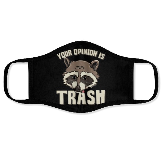 Raccoon Trash Panda Meme Garbage Humor Face Masks