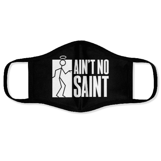 AINT NO SAINT 80s Face Masks