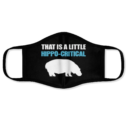 Little Hippo-Critical Zookeeper Or Animal Lover Gi Face Masks