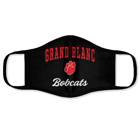 Grand Blanc High School Bobcats Face Masks