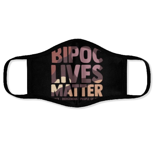 Bipoc Lives Matter Black Indigenous And People Of Face Masks