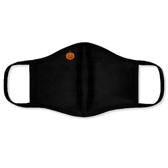 Official Halloween Candy Tester Orange And Yellow Face Masks