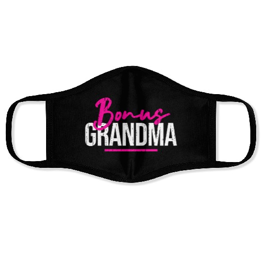Bonus Grandma Mother'S Day Step Grandma Face Masks