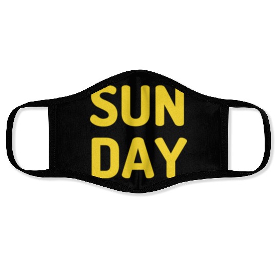 DESIGNSummer Sunday stars Face Masks