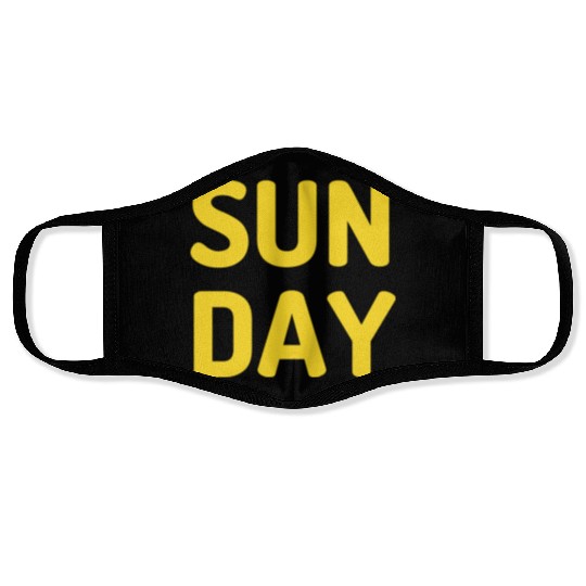 DESIGNSummer Sunday stars Face Masks