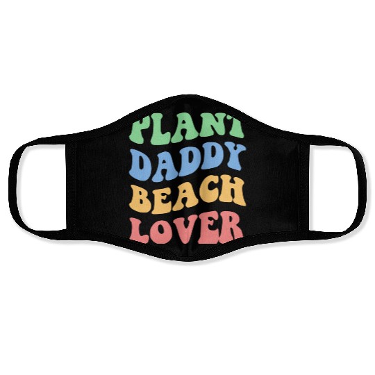 Plant Daddy Beach Lover Iv Face Masks