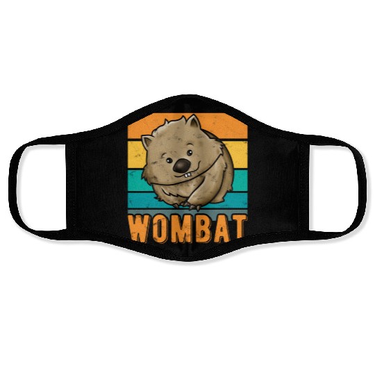 Wombat Face Masks