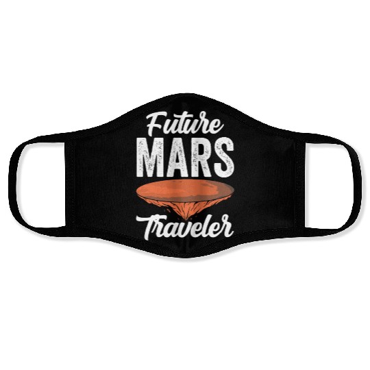 Future Mars Traveler Explorer Planet Space Face Masks