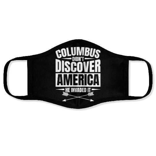 Aboriginal Indians Indigenous Native American Day Face Masks