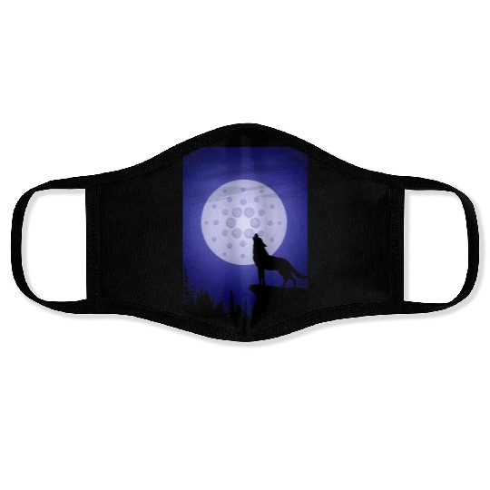 ada cryptocurrency-Crypto Wolf Face Masks