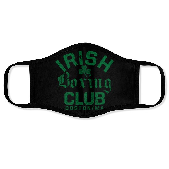 Irish Boxing Club Boston Massachusetts Face Masks