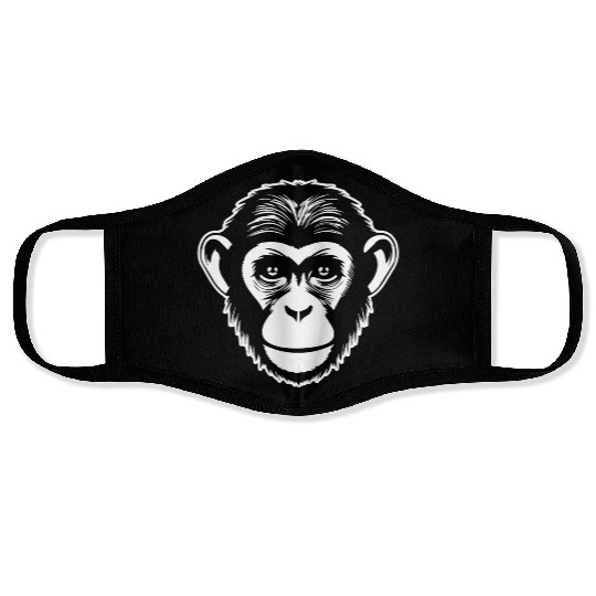 Ape Face Apes Apelike Jungle Primate Face Masks