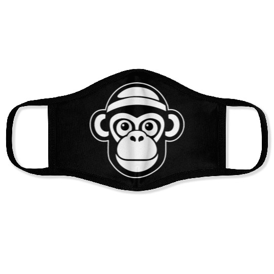 Ape Face Apes Apelike Jungle Primate Face Masks