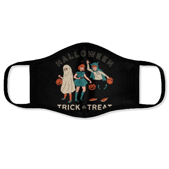 Halloween Trick Or Treat Face Masks