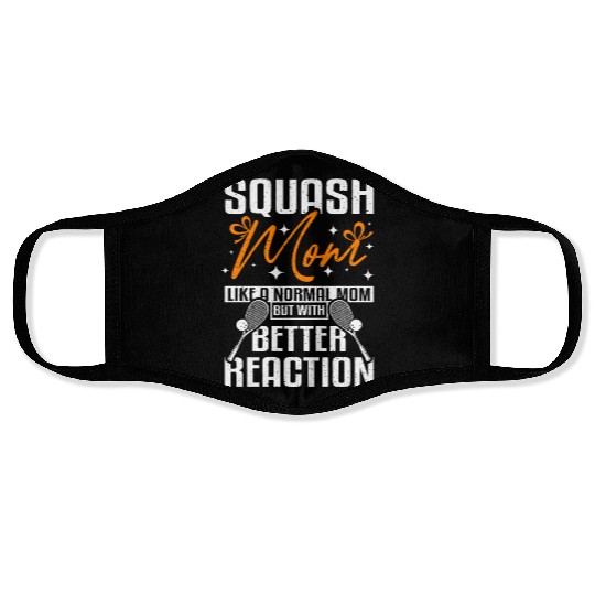 Cool squash mom better reaction Face Masks
