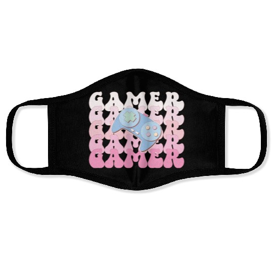 Gamer, Happy Game Day Face Masks