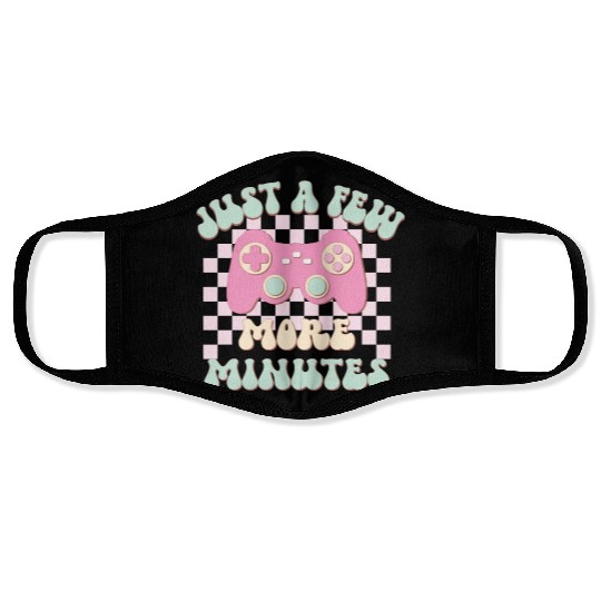 Just A Few More Minutes, Happy Game Day Face Masks