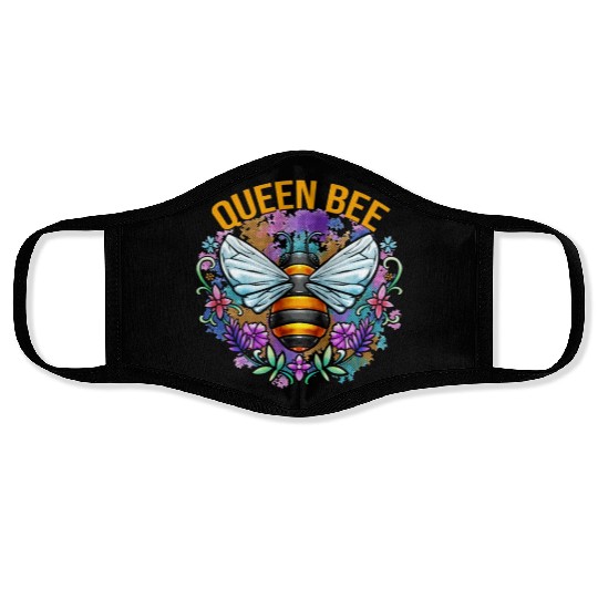 Queen Bee Gardening Face Masks