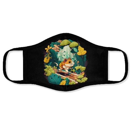 Hamster Adventure Jungle Marathon with Talking Face Masks