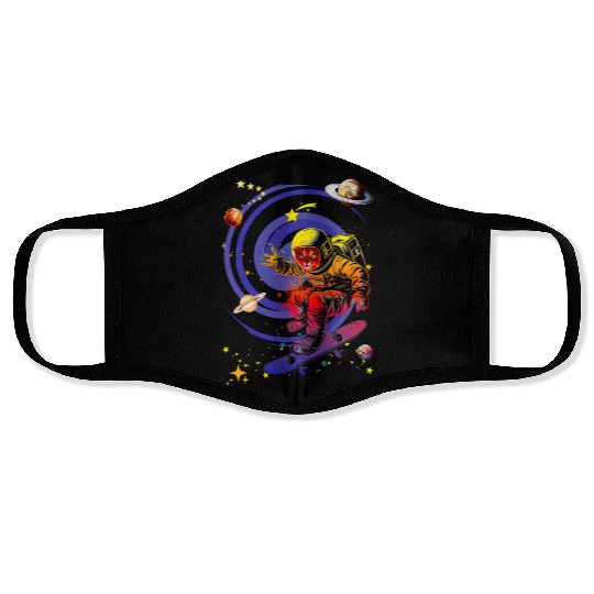 Surfing the vortex Face Masks