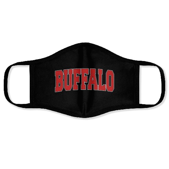 Buffalo Ny New York Varsity Style Usa Sports Face Masks