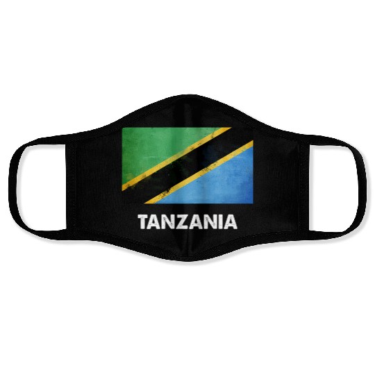 Tanzania Flag Tanzanian Face Masks