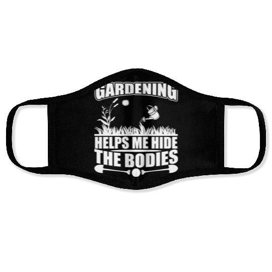Garden Gardener Gardening Horticulture Face Masks