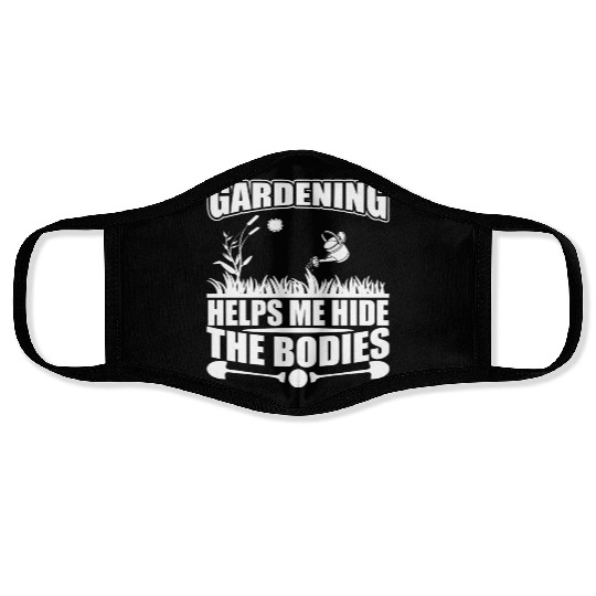 Garden Gardener Gardening Horticulture Face Masks