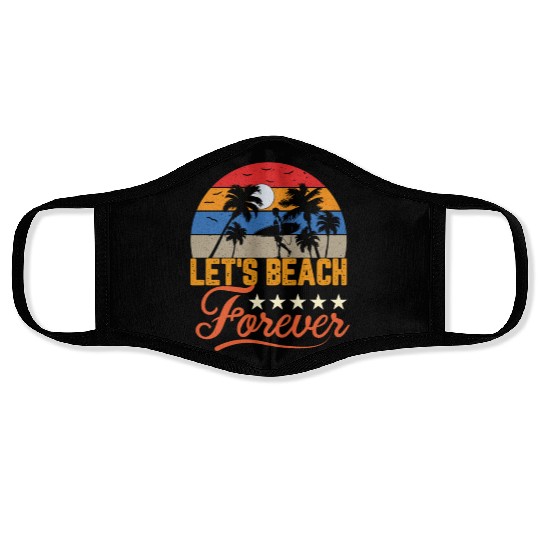 Relax on the Beach SUMMER Face Masks