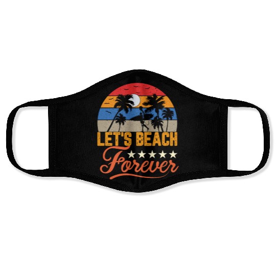 Relax on the Beach SUMMER Face Masks