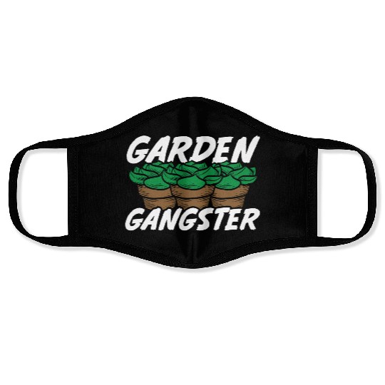 Garden Gangster Face Masks