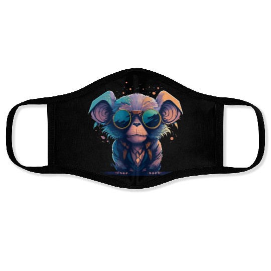 Rebellious Bananas | Punk Monkey Face Masks