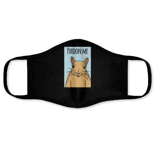 Squirrel Gag Funny Squirrel Lover Face Masks
