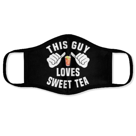 This Guy Loves Sweet Tea Face Masks