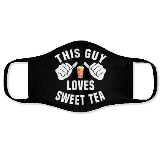 This Guy Loves Sweet Tea Face Masks