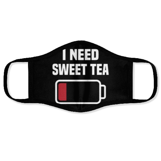 I Need Sweet Tea Face Masks