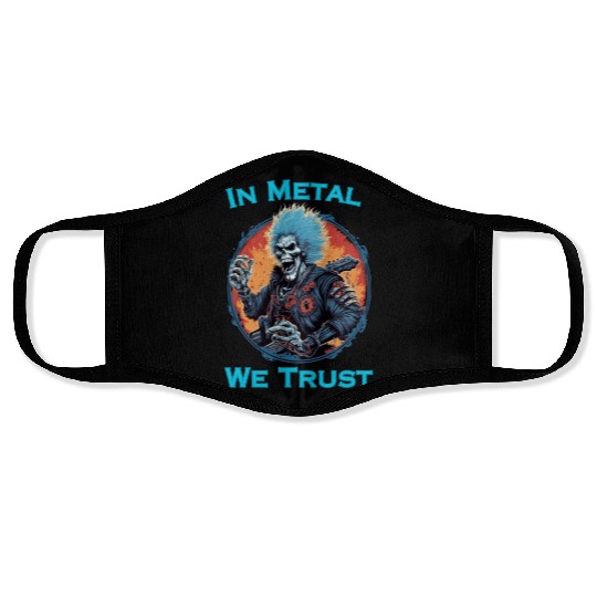 Embrace the power and passion of heavy metal with Face Masks