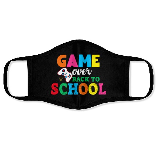 Game Over Back To School Face Masks