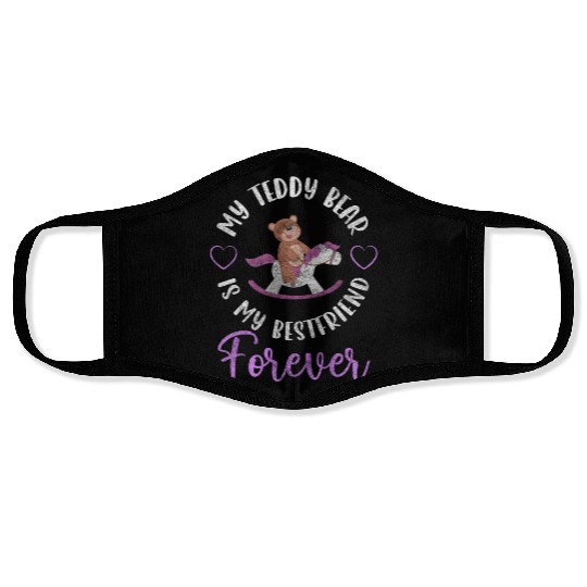 Teddy Bear Offspring Snuggle Cute Face Masks