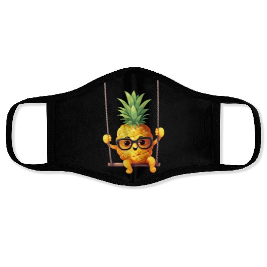 Pig with Sunflower Wreath, Charming Farm Animal Face Masks