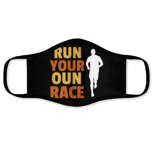Run your own race, Race walking Face Masks