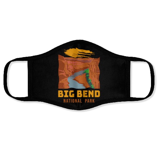 Big Bend National Park Novelty Face Masks