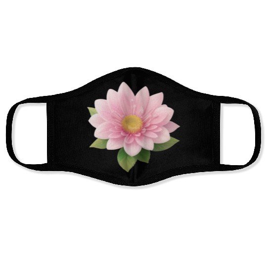 Lovely Pink Little Flower - Water Lily Face Masks