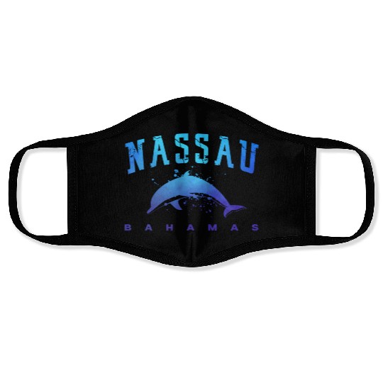 sau Bahamas Beach Snorkel Scuba Diving Dolphin Face Masks