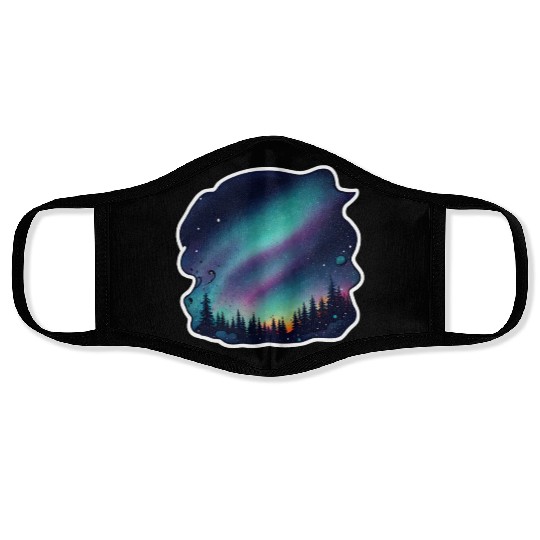 A Mesmerizing Night Sky Face Masks