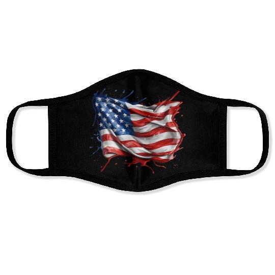 American Flag Face Masks