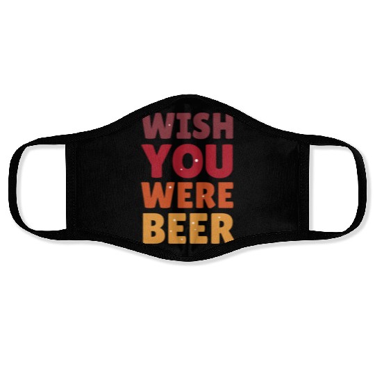 I wish you were here with me nature Face Masks