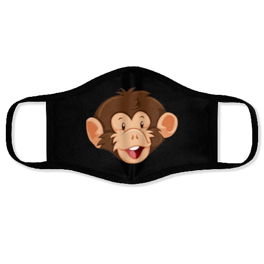 Monkey face Face Masks