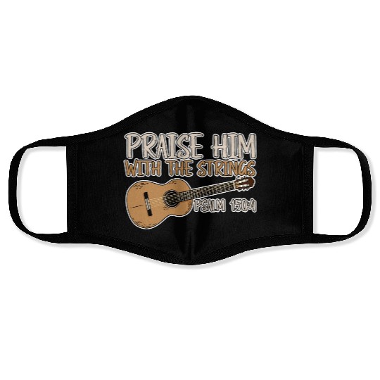 Praise Him With The Strings 2 Face Masks