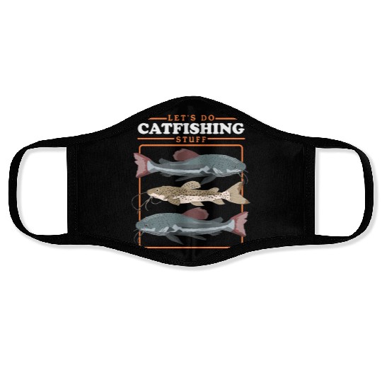 Catfishing Stuff Catfish Fishing Angler Face Masks